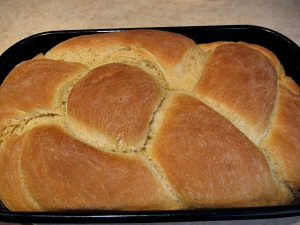 Paine cu amestec de faina si malai coapta in tava Paine cu amestec de faina si malai coapta in tava