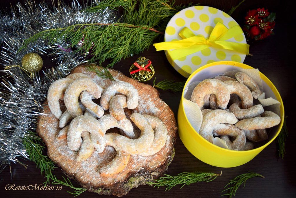 Cornulețe cu vanilie și alune de pădure